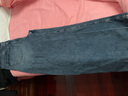 優(yōu)衣庫女裝男裝寬松廓形牛仔褲/彎刀鐮刀褲子25秋冬新款479000 67 海藍色 27 /160/68A 曬單實(shí)拍圖