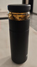 特美刻（TOMIC）茶水分離保溫杯男士茶杯便攜養生車(chē)載悶茶杯泡茶杯畢業(yè)季禮物 【鈦茶隔+陶瓷內膽】黑色520ml 曬單實(shí)拍圖