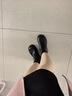 百麗抓皺馬丁靴女2025冬新女羊皮革質(zhì)感時(shí)裝靴JD008DD5 黑色-單里 36 曬單實(shí)拍圖