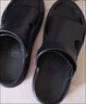 奧康2025新款厚底涼鞋真皮軟底休閑沙灘鞋涼拖鞋  黑色  44 曬單實(shí)拍圖
