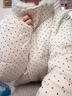 鉑吶苓羽絨棉服女短款冬奶油甜心波點(diǎn)秋冬圓領(lǐng)上衣加厚燈芯絨寬松外套 棉服【波點(diǎn)白-S碼】 適合85斤-105斤 曬單實(shí)拍圖