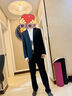 羅蒙西服套裝男商務(wù)職業(yè)正裝男士修身新郎禮服伴郎禮服結婚禮服男裝 曬單實(shí)拍圖