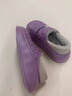 貓力德國手術(shù)室醫護級防水棉拖鞋女士秋冬季居家保暖包跟厚底防滑棉鞋 紫色 38-39 適合37-38 曬單實(shí)拍圖