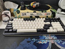 紅龍（REDRAGON）KS99 有線(xiàn)/無(wú)線(xiàn)/藍牙三?？椭苹瘷C械鍵盤(pán) 全鍵熱插拔 gasket結構 游戲辦公鍵盤(pán) 白黑-龍吟軸 曬單實(shí)拍圖