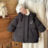 G.duck兒童羽絨服冬裝2025新款冬季男女童寶寶白鴨絨連帽外套保暖小童裝 黑色羽絨服【白鴨絨】 80 cm #建議16-20斤左右# 曬單實(shí)拍圖