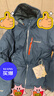 mont·bell戶(hù)外秋冬男女款800蓬帶帽鵝絨羽絨服gtx面料防風(fēng)保暖外套 1101574 BLBK黑藍色 L 曬單實(shí)拍圖