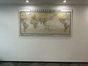 晨信高清中英文世界海運交通地圖辦公室墻面裝飾畫(huà)磁吸可標記客廳掛畫(huà) 世界海運交通圖 帶框成品高70X長(cháng)140CM 金色框 鋁合金邊框裱晶瓷面（可隨意擦寫(xiě)） 曬單實(shí)拍圖