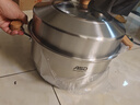 愛(ài)仕達（ASD）蒸鍋304不銹鋼雙層家用蒸煮燉湯鍋 32CM加高多層蒸籠·原木系列G2 曬單實(shí)拍圖
