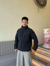 DESCENTE迪桑特TRAINING系列綜訓訓練運動(dòng)健身男士保暖運動(dòng)羽絨服 BK-BK XL (180/100A) 曬單實(shí)拍圖