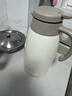 蘇泊爾（SUPOR）家用真空保溫瓶暖水壺瓶大容量熱開(kāi)水瓶壺304不銹鋼2.0L燕麥白 曬單實(shí)拍圖