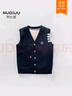 努比屋 兒童馬甲男孩秋季馬夾大童外穿背心男童春秋坎肩衣服 藏青色 160 曬單實(shí)拍圖