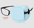 京親甄選弱視眼鏡遮蓋眼罩兒童遮光斜視矯正遮擋罩獨眼龍遮眼鏡罩單眼遮套 藍色L碼【適合鏡高度4.9-5.5cm】 【360°遮光 左右通用】 曬單實(shí)拍圖