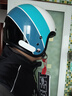 BELL復古頭盔Custom500碳纖維摩托車(chē)頭盔機車(chē)安全帽男女騎行四季3/4盔 里夫藍白【特價(jià)款】 2XL【適合59-61cm頭圍】 曬單實(shí)拍圖