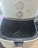 美的（Midea）空氣炸鍋免翻面易用雙旋鈕 家用實(shí)用大容量5.3L 多功能空氣炸鍋蒸烤一體 金屬內腔  MF-KZE535J5 曬單實(shí)拍圖