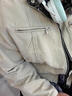 MON-LIST哈靈頓夾克男春秋季重磅水洗帆布立領(lǐng)短寬工裝外套MLJ16淺卡其XL 曬單實(shí)拍圖