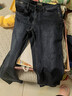 九牧王【高彈】牛仔褲男春秋2025新款寬松直筒休閑高端有型褲子男 合體版+牛仔藍+TJ1DV51313 34 碼 175/84A(2.58)尺86cm 曬單實(shí)拍圖