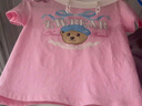 Teenie Weenie小熊童裝25年夏季新款女童休閑印花短袖棉T恤 粉色 140cm 曬單實(shí)拍圖