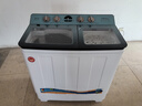 海棠15公斤半自動(dòng)家用大容量洗衣機純銅電機雙不銹鋼內桶洗衣機老式雙桶雙缸波輪可洗脫大件 15KG雙鋼桶藍【普通波輪 強勁動(dòng)力 防爆脫水桶】 曬單實(shí)拍圖