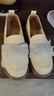 他她Tata通勤百搭樂(lè )福鞋2024春季方跟小皮鞋 米白CA4 38 曬單實(shí)拍圖