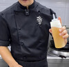 束揚高級感廚師工作服春秋季新款酒店廚師長(cháng)服裝餐飲專(zhuān)業(yè)后廚房衣服男 【高級廚衣 專(zhuān)業(yè)定制】白色上衣 L 曬單實(shí)拍圖