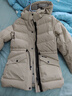 君羽戶(hù)外羽絨服女中長(cháng)款800高蓬白鵝絨時(shí)尚加厚保暖鵝絨服168 卡其色 S （推薦100斤以下） 曬單實(shí)拍圖