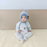 【京東快遞】嬰兒連體衣外出服睡衣寶寶四季款衣服保暖內搭家居服 藍小熊組合【兩件裝】 90cm 【建議12-15個(gè)月】 曬單實(shí)拍圖