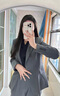 媛可職加厚夾棉西裝套裝女職業(yè)裝正裝灰色高端西服外套通勤工裝工作服冬 【夾棉】灰色外套單件 L 曬單實(shí)拍圖