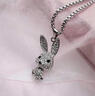 栢啟歆項鏈女秋冬毛衣鏈長(cháng)款輕奢小眾設計感吊墜簡(jiǎn)約情侶衛衣個(gè)性裝飾 【滿(mǎn)鉆小兔子毛衣鏈-60CM】 曬單實(shí)拍圖