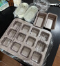 學(xué)廚 蛋糕模具 烤盤(pán)連杯方形不粘面包烘焙模具迷你漢堡?？颈P(pán)烤箱模具 WK9149-方形12杯 曬單實(shí)拍圖