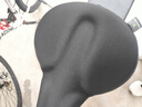 fmfxtr自行車(chē)坐墊套加厚海綿超軟山地車(chē)座套硅膠動(dòng)感單車(chē)通用騎行座墊套 加寬硅膠坐墊套（黑色） 曬單實(shí)拍圖