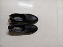 奧康（Aokang）男鞋套腳商務(wù)休閑皮鞋男士牛皮軟底一腳蹬皮鞋黑色40碼 曬單實(shí)拍圖