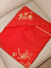 G.duck新生寶寶四季抱被大紅喜慶純棉嬰兒秋冬包被高品質(zhì)送禮嬰兒用品厚 歲歲平安 脫膽加厚 900克 100x100cm 曬單實(shí)拍圖