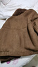 香影【咩咩絨】美拉德麂皮絨外套女2025冬季新款皮毛一體短款夾克 深卡其 XL 170/92A/125-140斤 曬單實(shí)拍圖