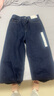 優(yōu)衣庫女裝寬松直筒牛仔褲/水洗產(chǎn)品/闊感褲新款474934 479001 479001/69藏青色 24 /155/62A 曬單實(shí)拍圖