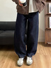 漢斯卡萊賽爾天絲牛仔褲男2025秋季青少年美式明輯線(xiàn)原色直筒寬松彎刀褲 深藍 30 體重推薦126-130斤 曬單實(shí)拍圖