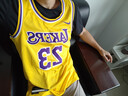 耐克洛杉磯湖人隊男子透氣速干球衣春季NIKE DRI-FIT NBA DN2009 733阿馬里洛黃/勒布朗·詹姆斯 23 M 曬單實(shí)拍圖