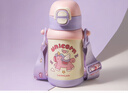 樂(lè )扣樂(lè )扣兒童保溫杯上學(xué)吸管水杯6-12歲喝水杯子女孩幼兒園兒童水杯 曬單實(shí)拍圖