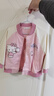 戴維貝拉（DAVE＆BELLA）【Hello Kitty聯(lián)名】?jì)和馓状貉b女童長(cháng)袖針織棒球服寶寶衣服 粉色【現貨】 90 cm（建議身高80-90cm） 曬單實(shí)拍圖