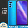 易京YJING適用 OPPO Reno5鋼化膜藍光reno5/Reno5 K全屏5G手機高清保護貼膜 Reno5抗藍光透明前膜(2片裝)+碳纖維后蓋軟膜 曬單實(shí)拍圖