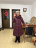 唐致中老年羽絨服女過(guò)膝長(cháng)款新中式加厚媽媽冬裝老人奶奶太太冬季外套 紫紅 XL 【建議85-105斤】送運費險 曬單實(shí)拍圖