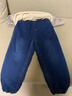 戴維貝拉（DAVE＆BELLA）兒童休閑長(cháng)褲冬裝新款男童棉褲男寶寶夾棉牛仔褲小童束腳褲 牛仔藍【現貨】 120 cm（建議身高110-120cm） 曬單實(shí)拍圖