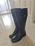 他她（TATA）加絨靴子女2025牛皮黑色長(cháng)筒靴時(shí)裝靴高筒騎士靴長(cháng)靴7TGC1DG5 淺黑（單里） 39 曬單實(shí)拍圖