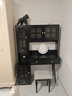 途力奧實(shí)木黑色梳妝臺美式復古臥室化妝桌小型梳妝臺收納柜書(shū)桌一體 1.3米組合黑色實(shí)木妝臺-小邊柜-L 曬單實(shí)拍圖