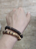 逐青4件套男士復古編織手鏈男潮小眾diy椰殼手串男生編織手繩飾品禮物 4件套手鏈 曬單實(shí)拍圖