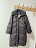 艾萊依泡芙羽絨服女2025冬季長(cháng)款時(shí)尚可拆針織領(lǐng)加厚鴨絨外套 月夜黑S 曬單實(shí)拍圖