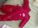 優(yōu)奇嬰兒衣服男女寶寶秋冬120克夾棉連體衣嬰幼兒防風(fēng)保暖蝴蝶衣爬服 曬單實(shí)拍圖