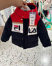 斐樂(lè )FILA兒童童裝羽絨服2025年冬季新款男童小童休閑常規羽絨服 傳奇藍-NV 130 曬單實(shí)拍圖