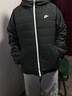 耐克（NIKE）SwTherma-fitLegacy防水雙面穿保暖連帽棉服冬季男款黑色 黑色 XL 曬單實(shí)拍圖