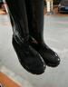 勝麗雨鞋高筒防水鞋戶(hù)外雨天耐磨膠鞋不易滑雨靴黑色40碼 1雙 曬單實(shí)拍圖