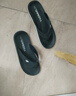 俞兆林（YUZHAOLIN）人字拖男女沙灘鞋涼拖鞋外穿夾趾拖 YE408 黑色 44/45 曬單實(shí)拍圖